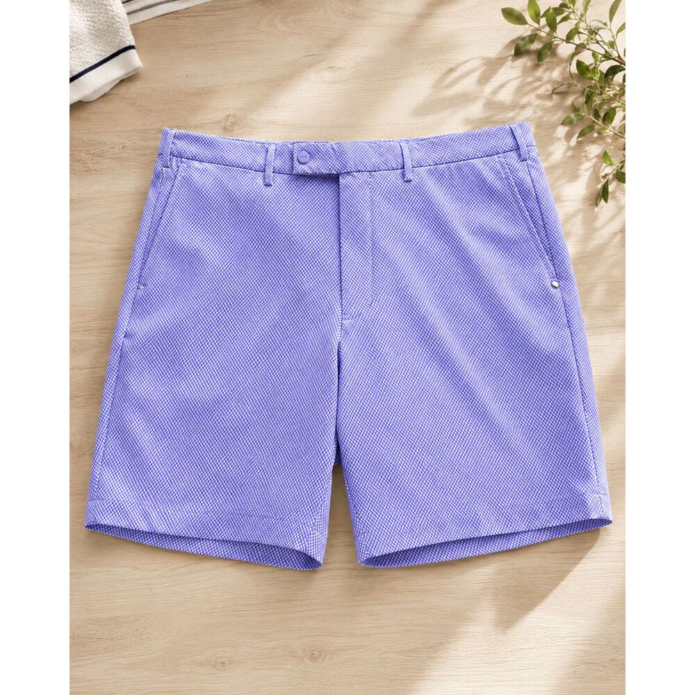 NWT RLX Ralph Lauren Men’s 38 Purple Gingham Performance Golf Shorts